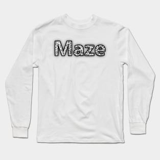 Maze Logo Tee Long Sleeve T-Shirt
